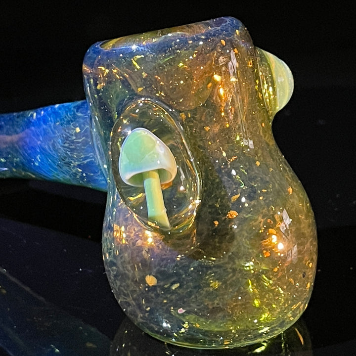 Green Mushroom Hammer Glass Pipe Beezy Glass   