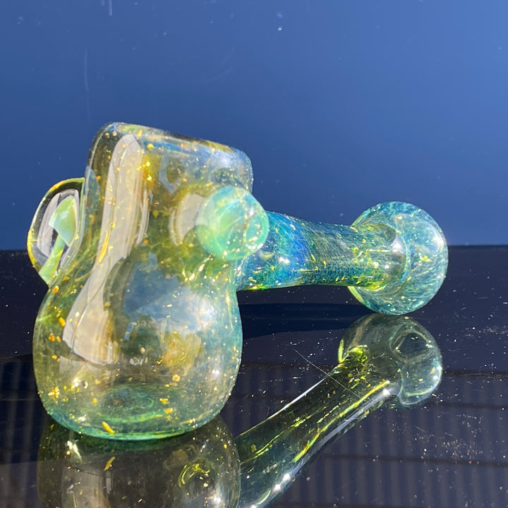 Green Mushroom Hammer Glass Pipe Beezy Glass   