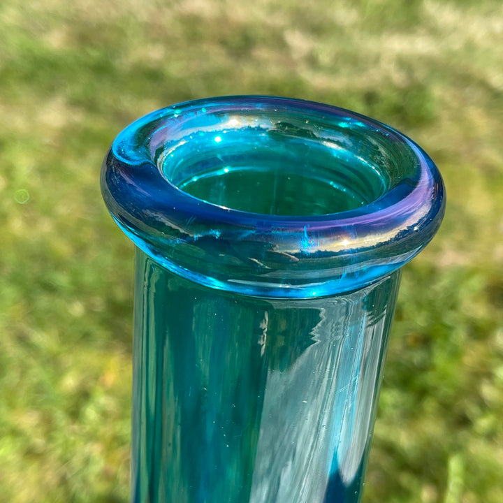 Icey Blue Magoo 14" Beaker Bong Glass Pipe TG