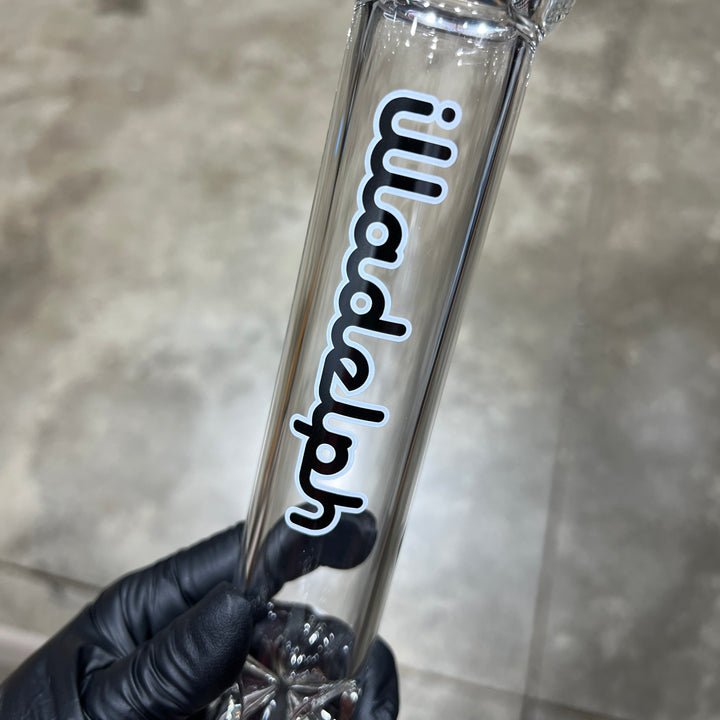 Illadelph Black Mini Beaker Bong Glass Pipe Illadelph Glass   