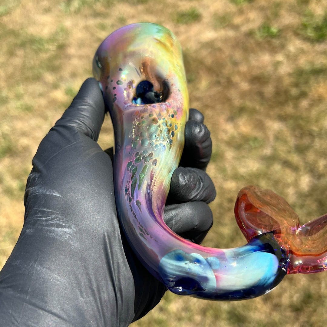 Mermaid Tail Pipe Glass Pipe Street Kitty Glass   