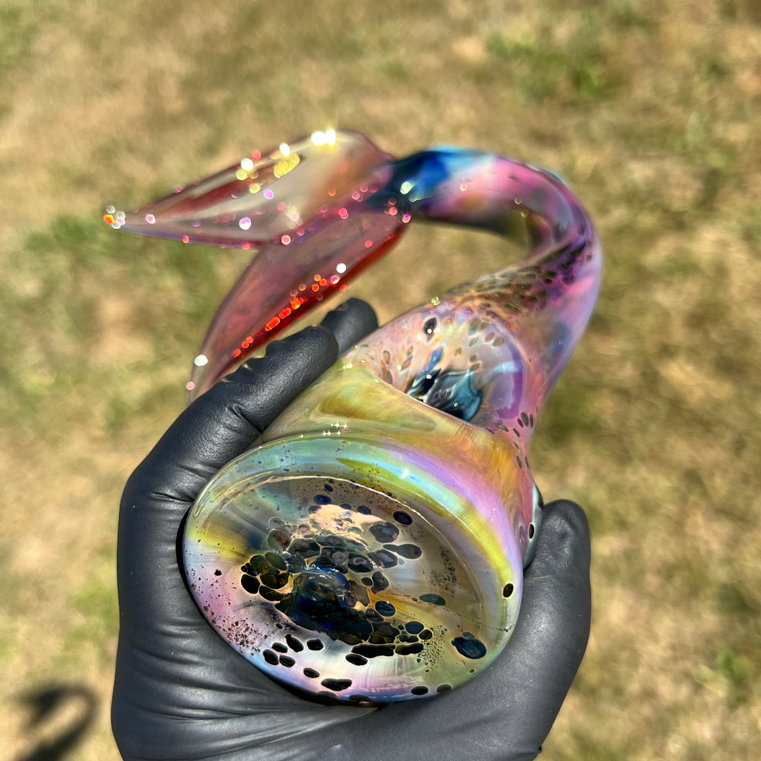 Mermaid Tail Pipe Glass Pipe Street Kitty Glass   