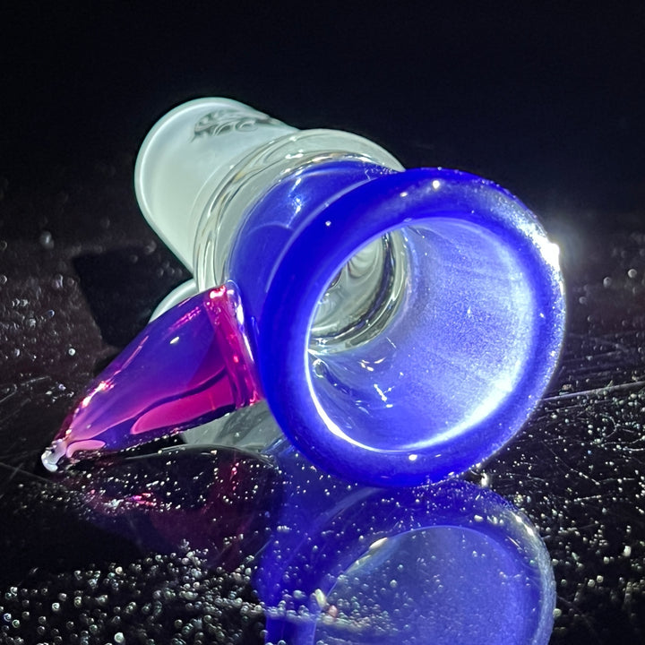18mm Purple Satin Martini Pullslide Accessory Tako Glass   