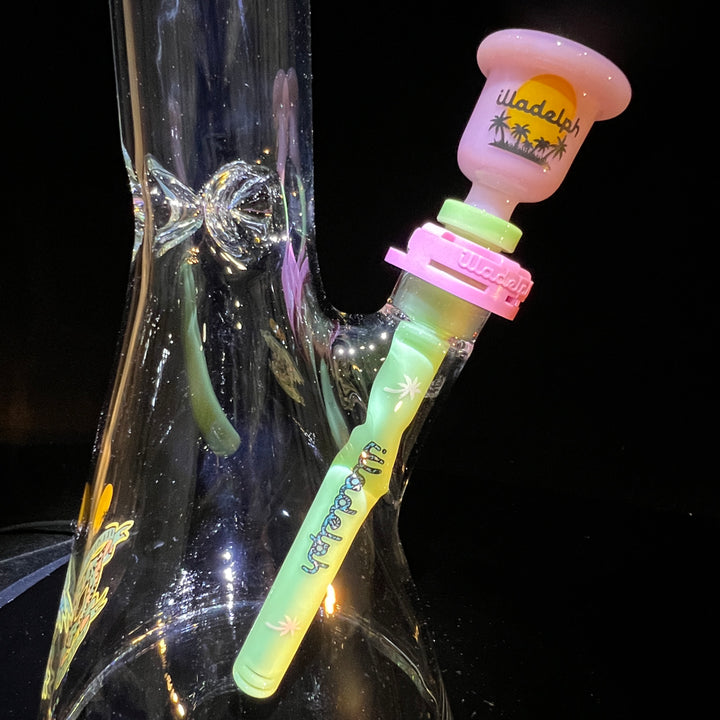 Illadelph South Beach Beaker Glass Pipe Illadelph Glass   