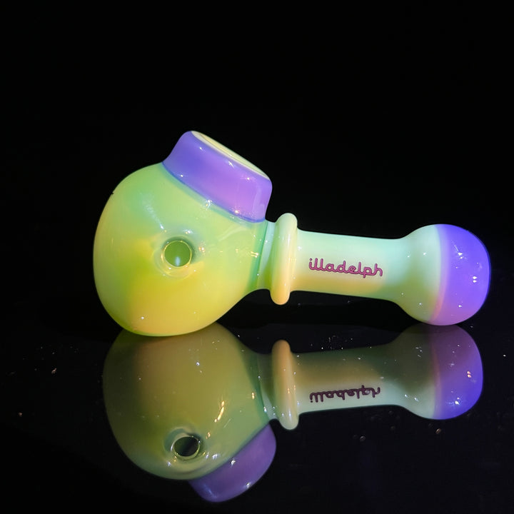 Illadelph Multi-Hole Joker Spoon Glass Pipe Illadelph Glass   