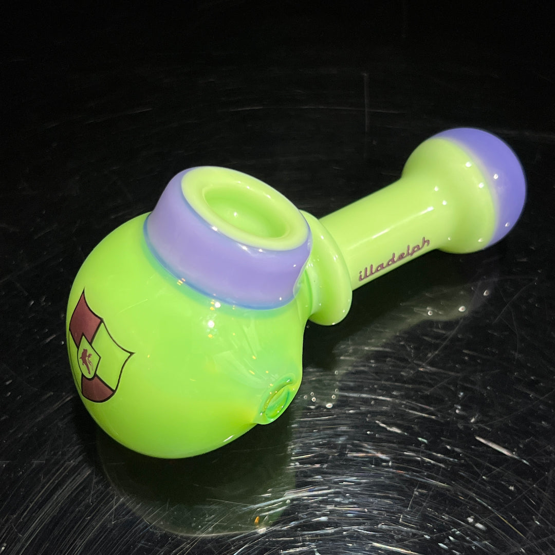 Illadelph Multi-Hole Joker Spoon Glass Pipe Illadelph Glass   