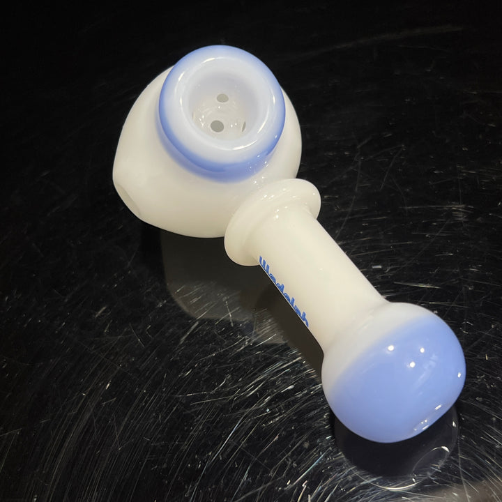 Illadelph Blue Multi-Hole Spoon Glass Pipe Illadelph Glass   