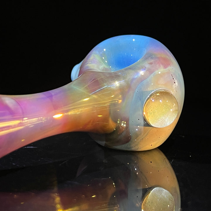 Watercolor Mushroom Spoon Glass Pipe Street Kitty Glass   