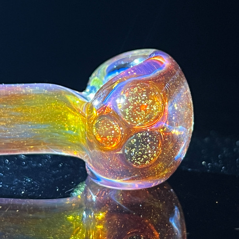 Frit Pocket Spoon Glass Pipe T-Bag Glass   