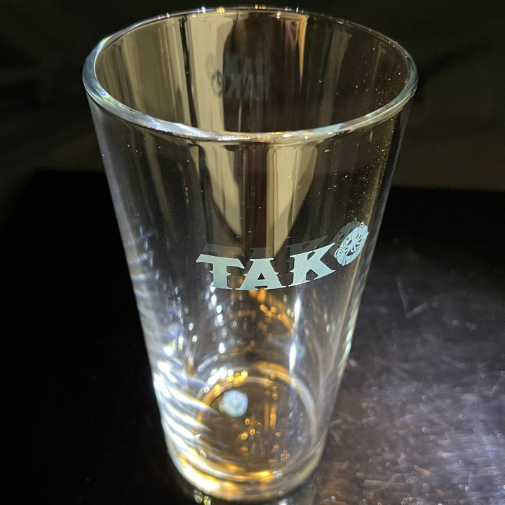 Tako Pint Glass  Tako Glass Blue  