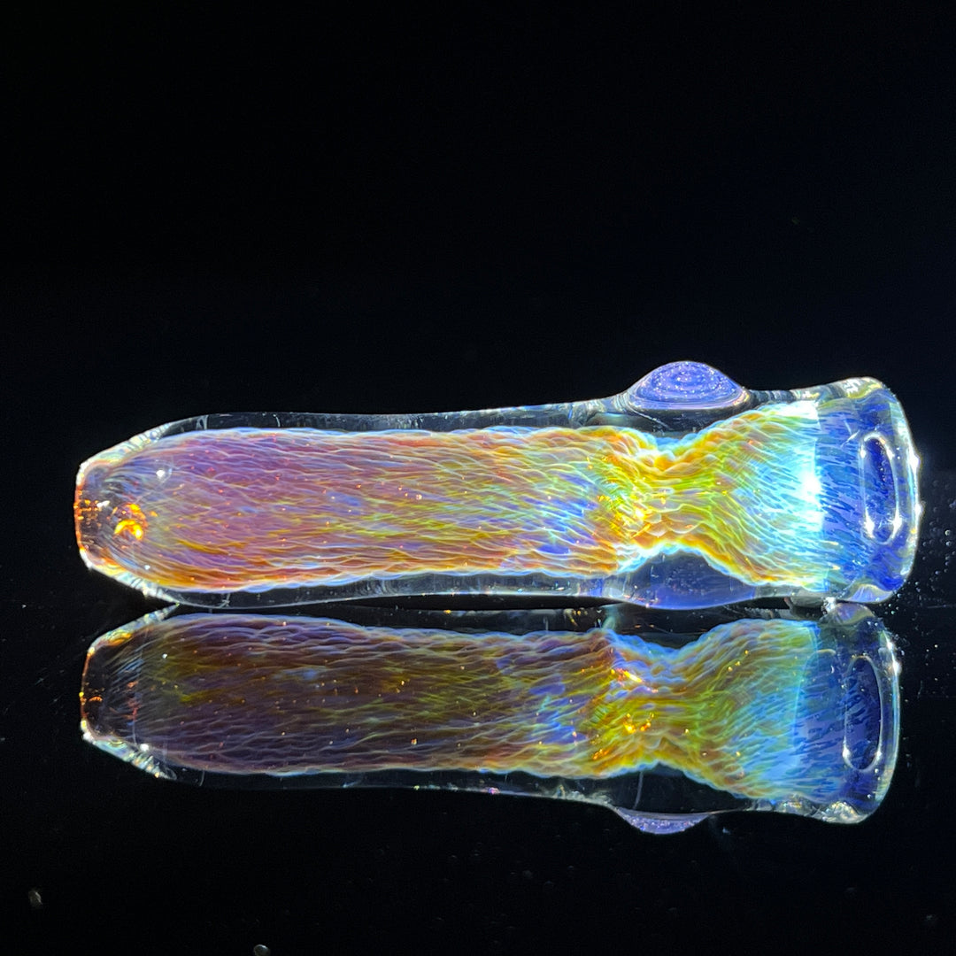 Thick Purple Chillum Glass Pipe Chuck Glass   