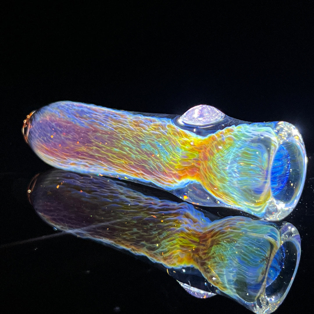 Thick Purple Chillum Glass Pipe Chuck Glass   