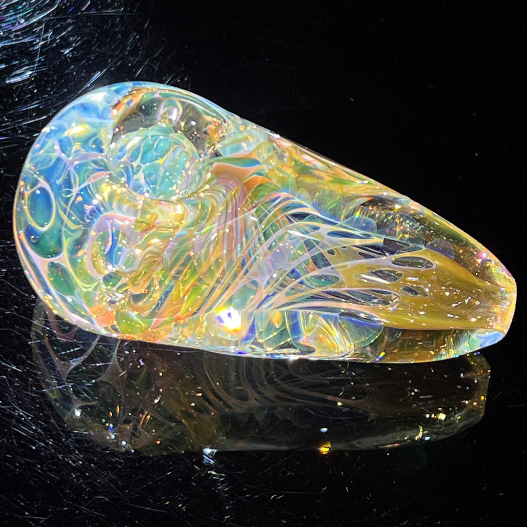 Gold Fume Egg Spoon Glass Pipe Avant Garde   