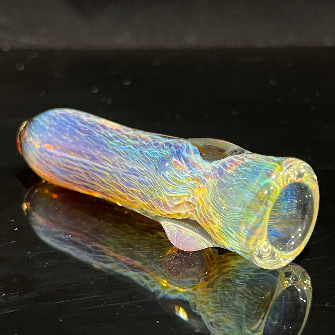 Thick Purple Chillum Glass Pipe Chuck Glass   