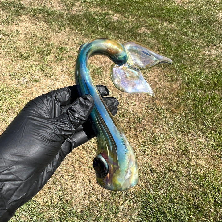 Mermaid Tail Pipe Glass Pipe Street Kitty Glass   