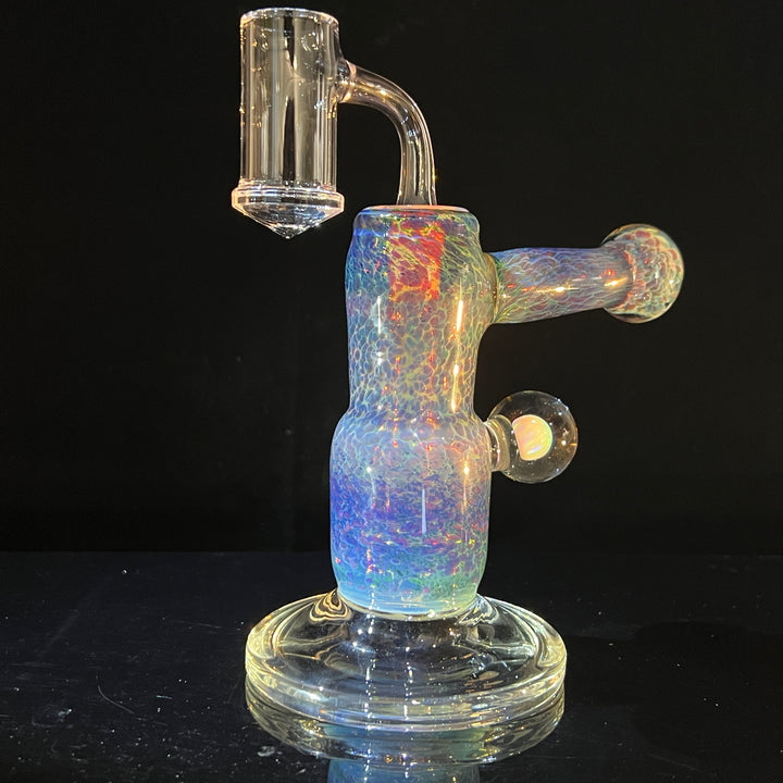 Purple Nebula Dab Rig & Mood Mat Combo Glass Pipe Tako Glass   