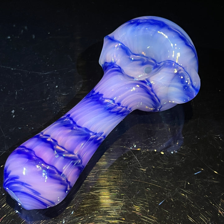 Purple Staircase Spoon Glass Pipe Jedi Glassworks   