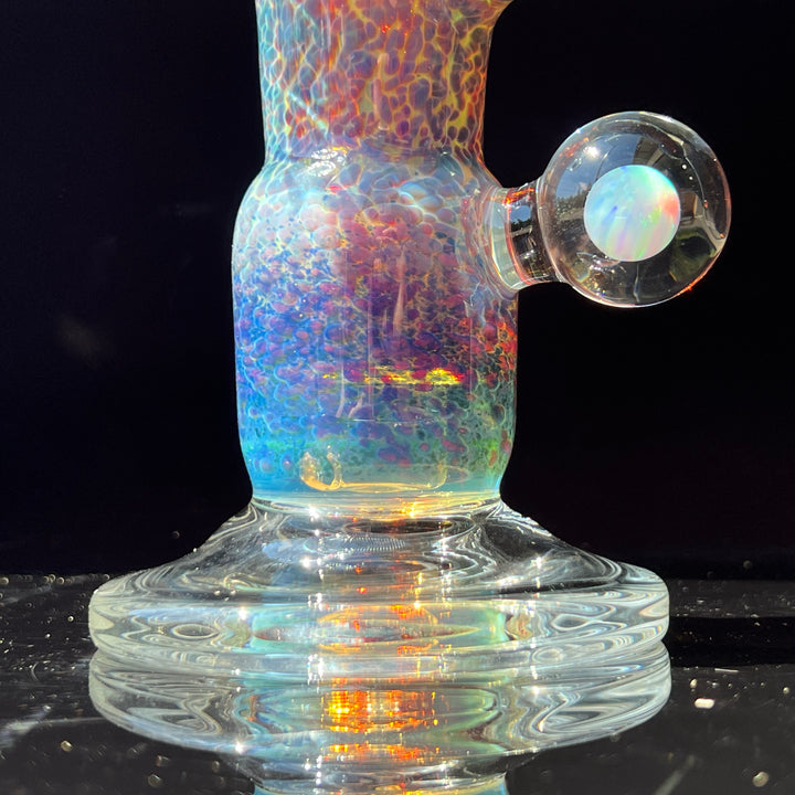 Purple Nebula Dab Rig & Mood Mat Combo Glass Pipe Tako Glass   