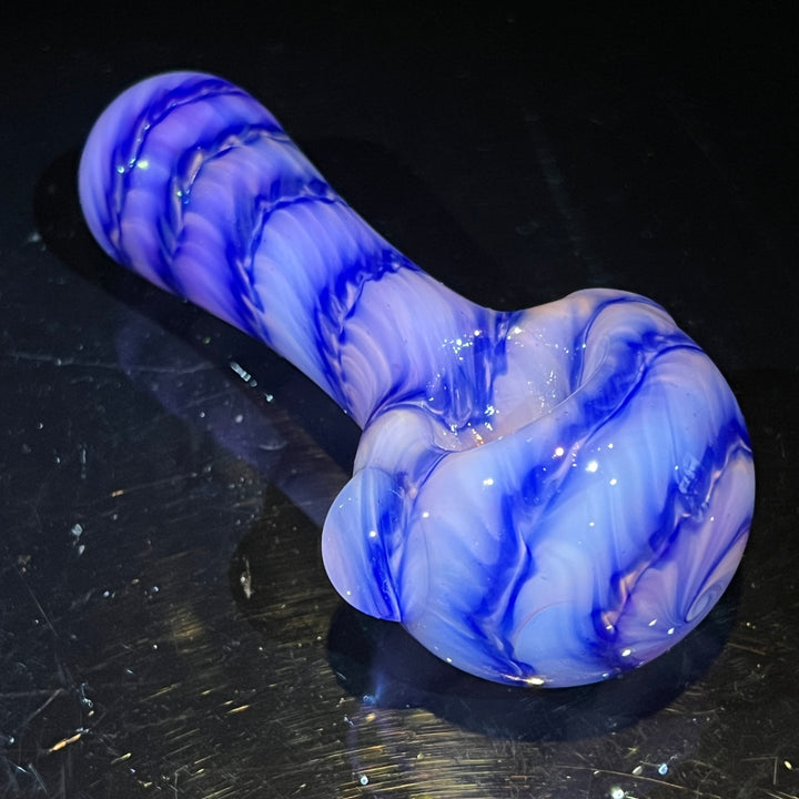 Purple Staircase Spoon Glass Pipe Jedi Glassworks   