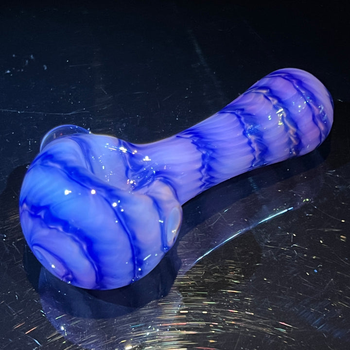 Purple Staircase Spoon Glass Pipe Jedi Glassworks   