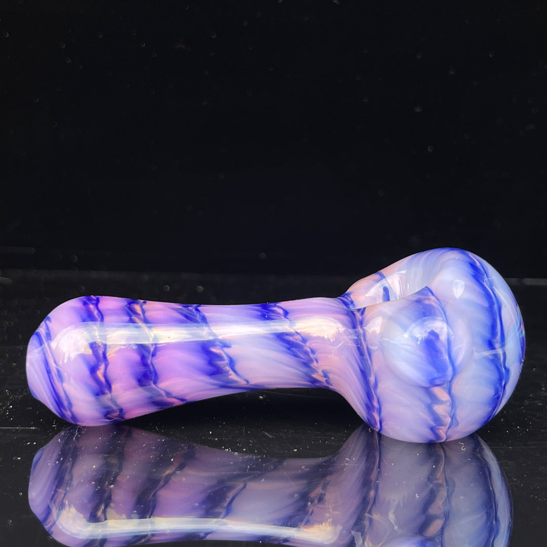 Purple Staircase Spoon Glass Pipe Jedi Glassworks   