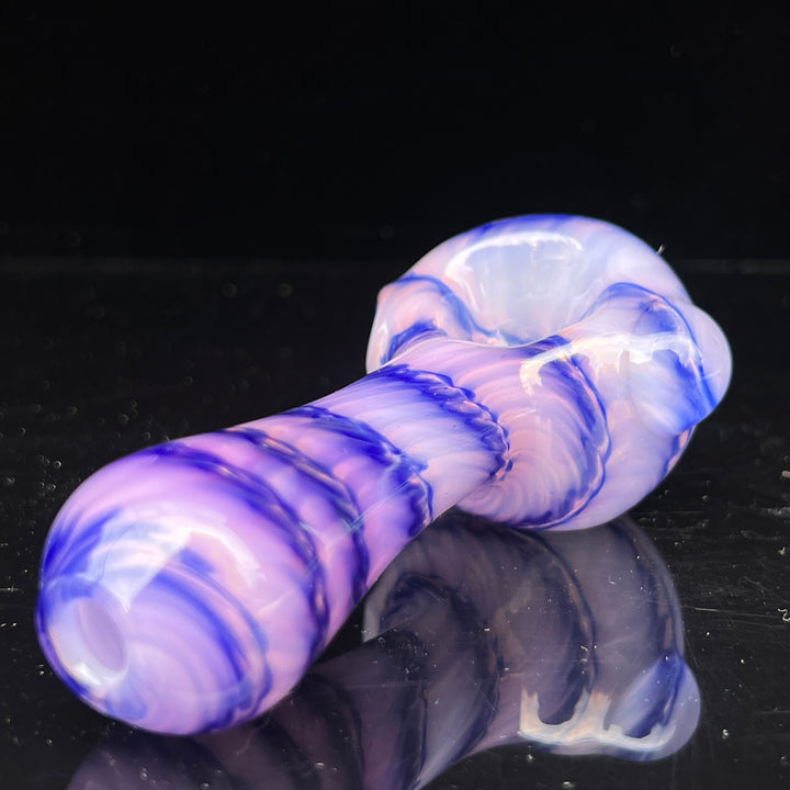 Purple Staircase Spoon Glass Pipe Jedi Glassworks   
