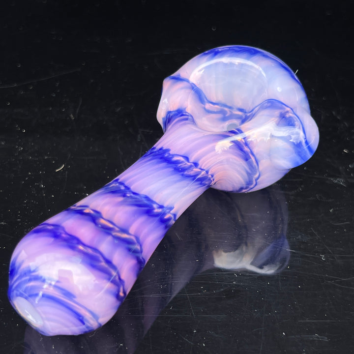 Purple Staircase Spoon Glass Pipe Jedi Glassworks   
