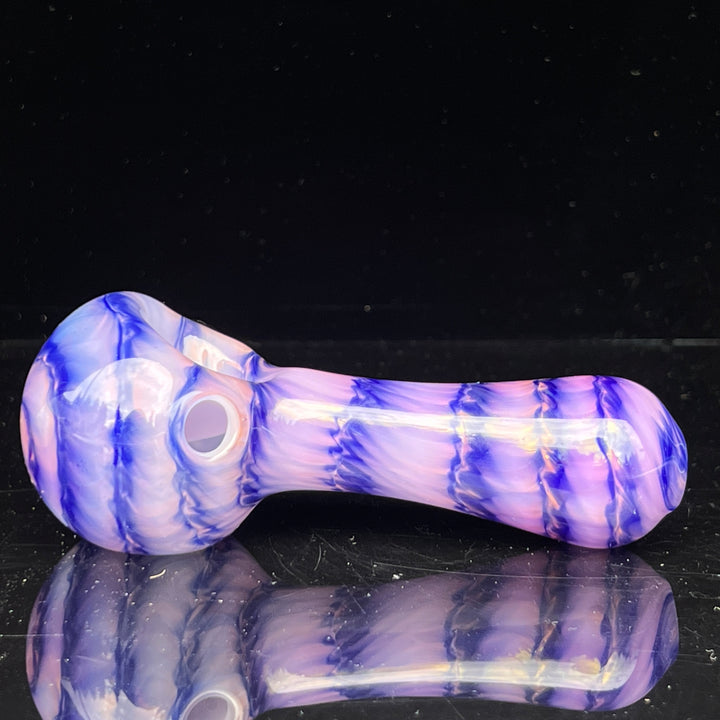 Purple Staircase Spoon Glass Pipe Jedi Glassworks   