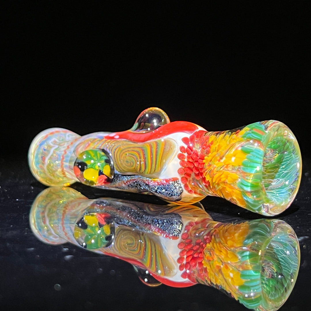 Glass Berry Cupcake Chillum Glass Pipe Glass Berry Cupcake   