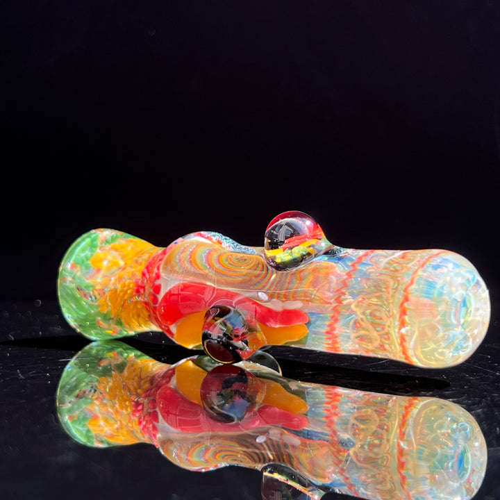 Glass Berry Cupcake Chillum Glass Pipe Glass Berry Cupcake   