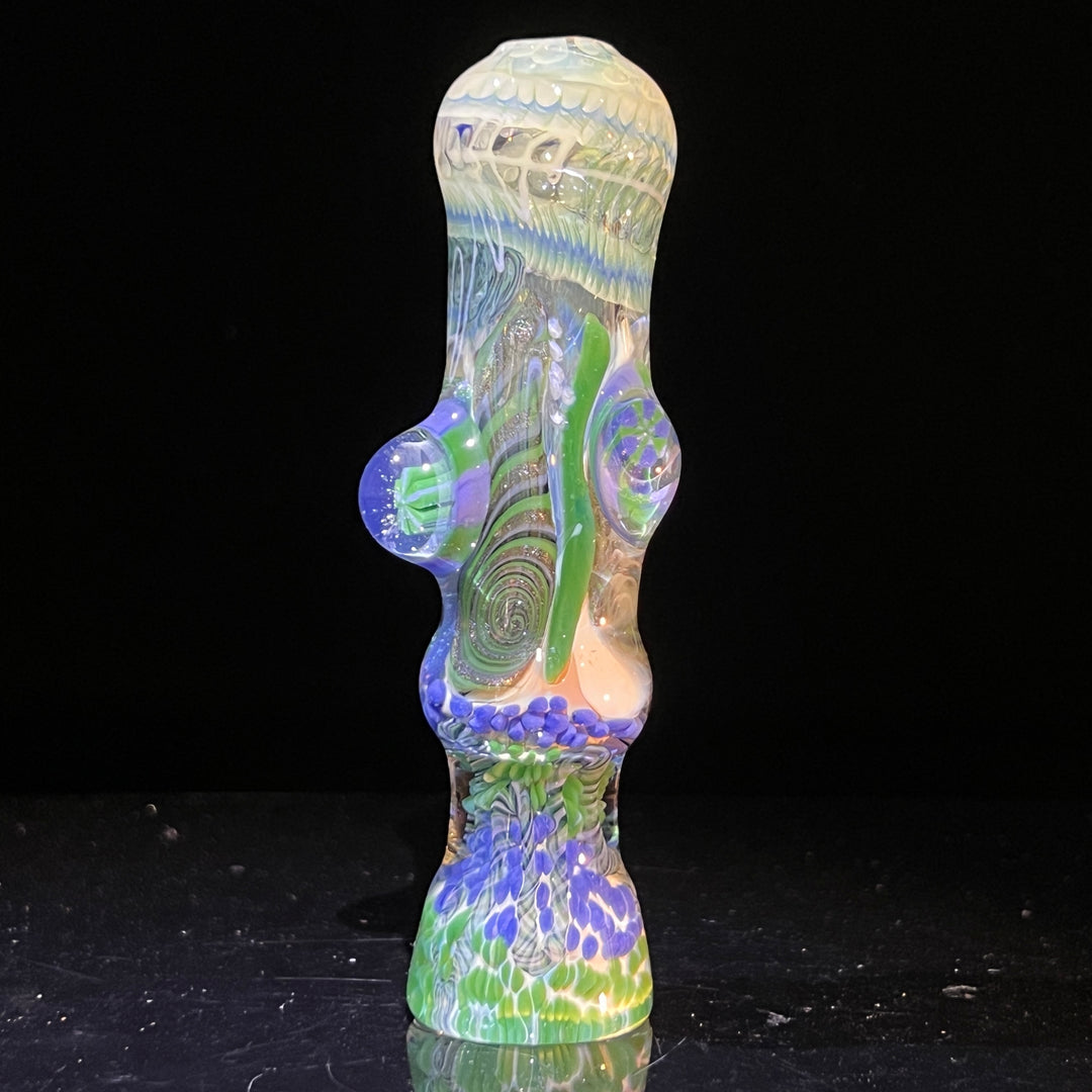 Glass Berry Cupcake Chillum Glass Pipe Glass Berry Cupcake   