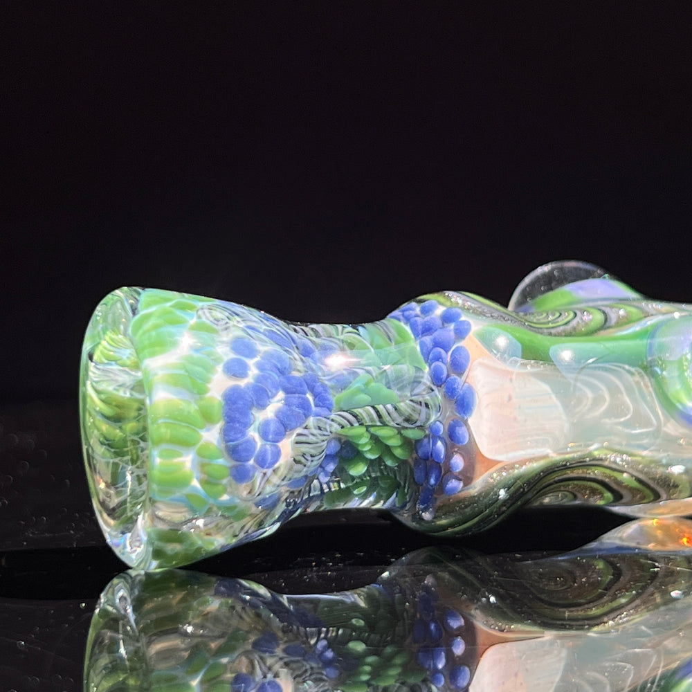 Glass Berry Cupcake Chillum Glass Pipe Glass Berry Cupcake   