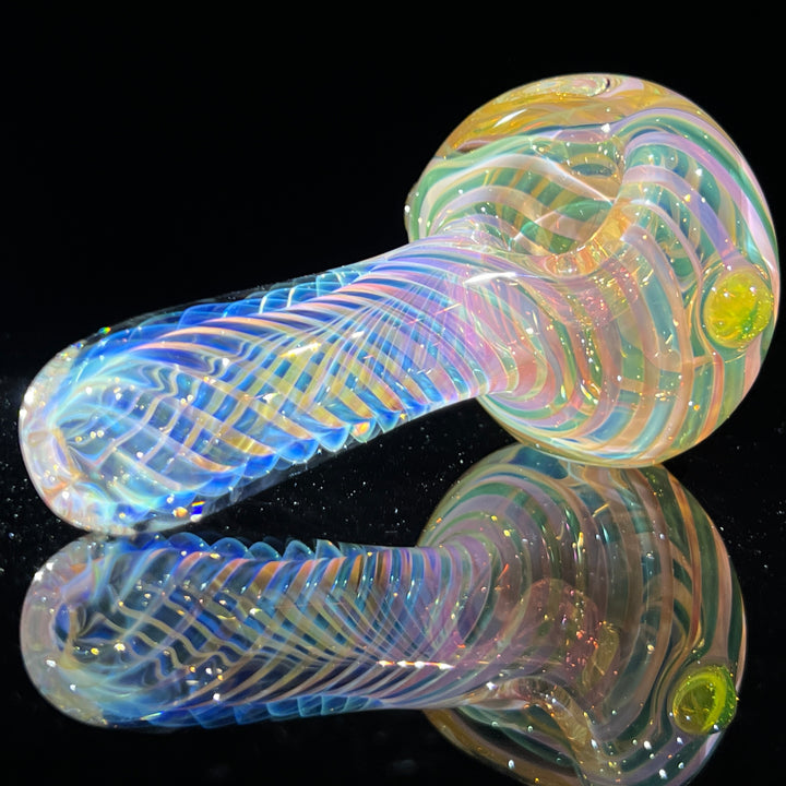 Thick Fume Pipe Green Slyme Marble Glass Pipe Chuck Glass   
