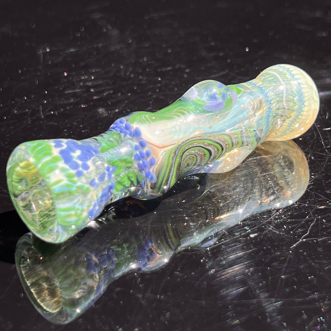 Glass Berry Cupcake Chillum Glass Pipe Glass Berry Cupcake   