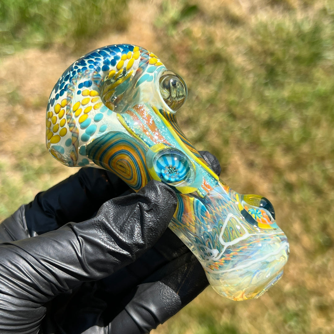 Glass Berry Cupcake Spoon Glass Pipe Glass Berry Cupcake   
