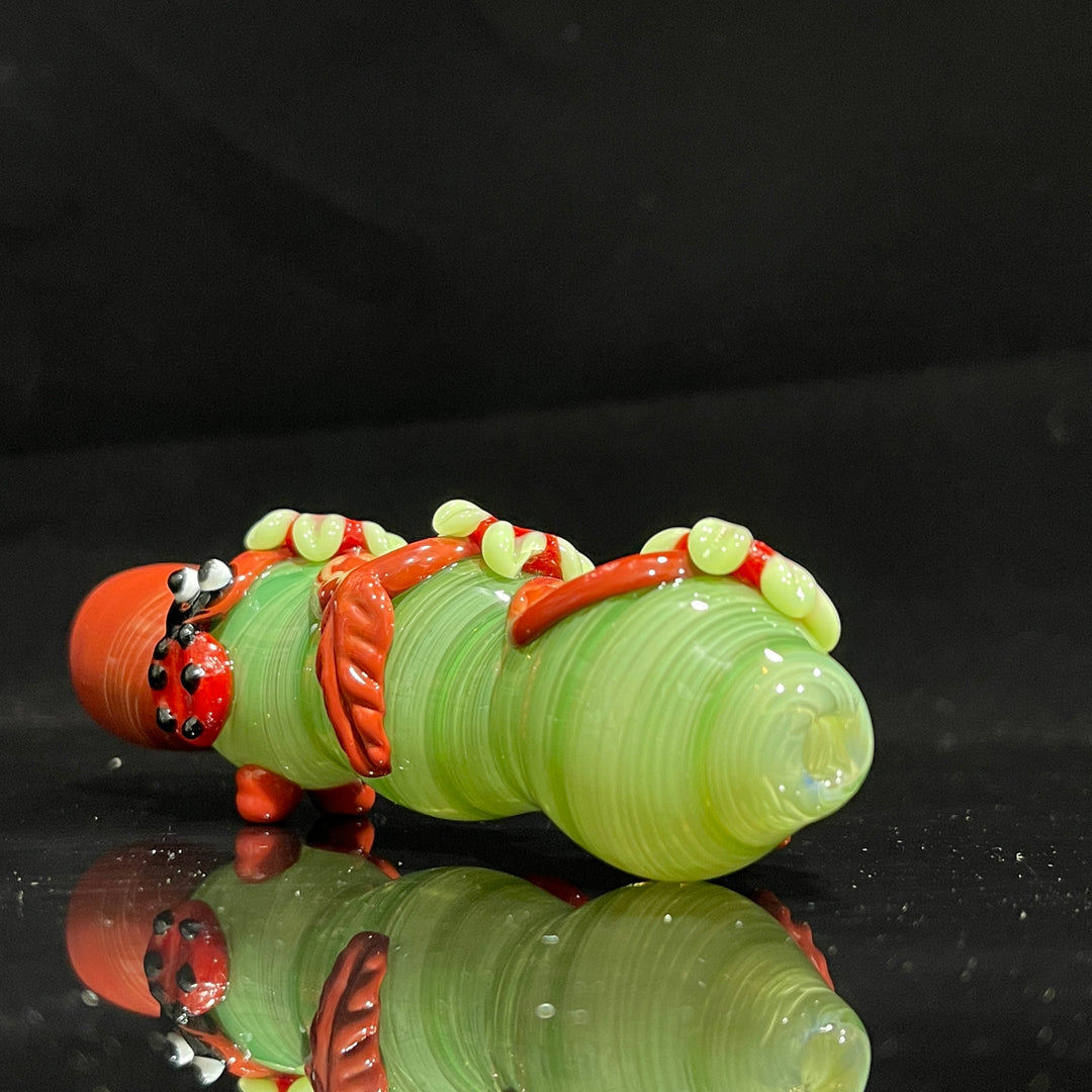 Ladybug Chillum Glass Pipe TG   