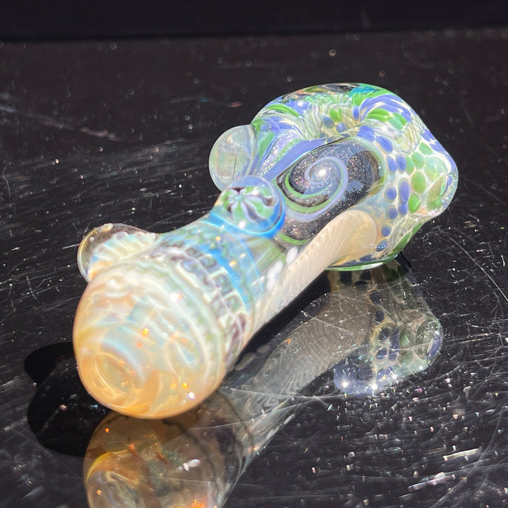 Glass Berry Cupcake Spoon - Left Handed Glass Pipe Glass Berry Cupcake   