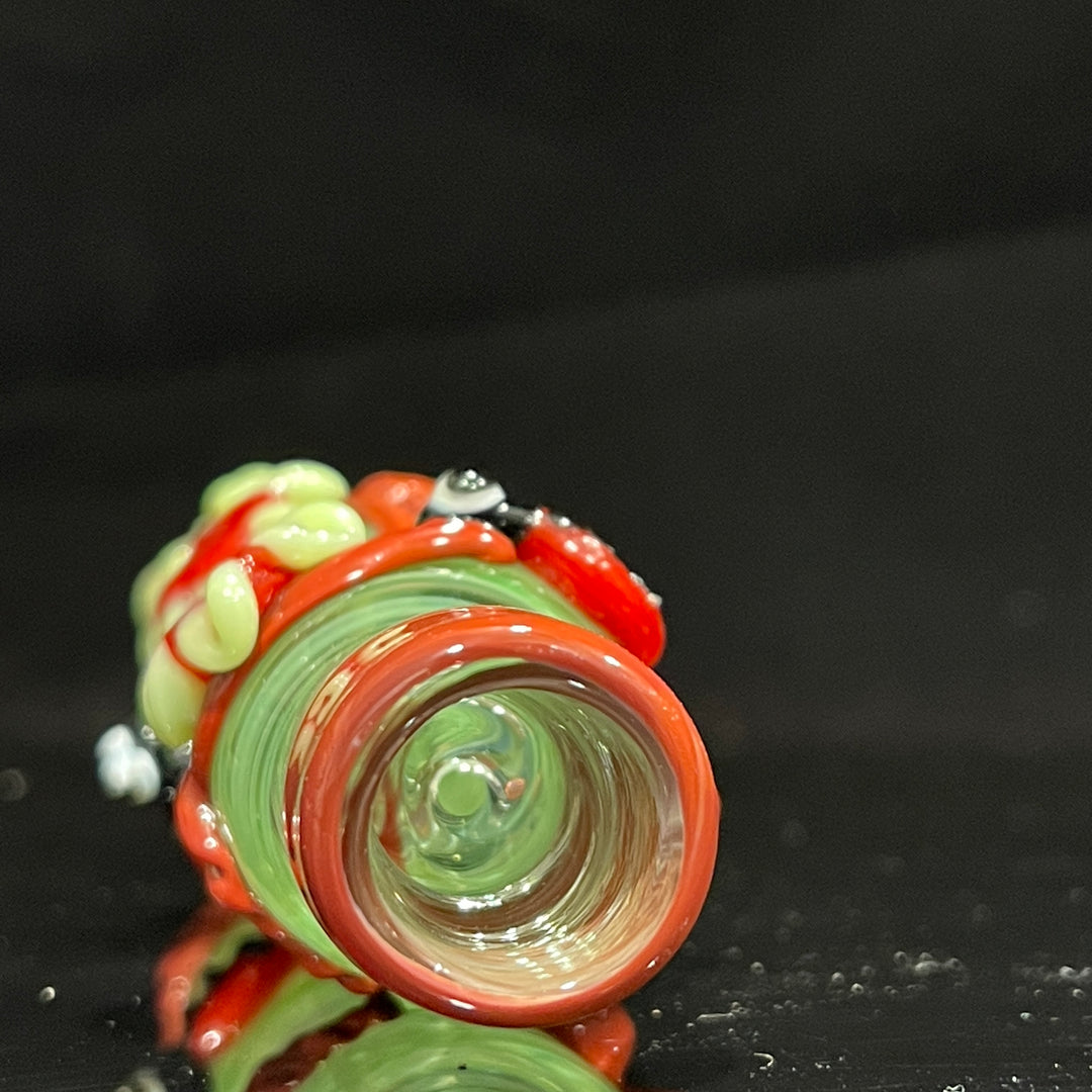 Ladybug Chillum Glass Pipe TG   