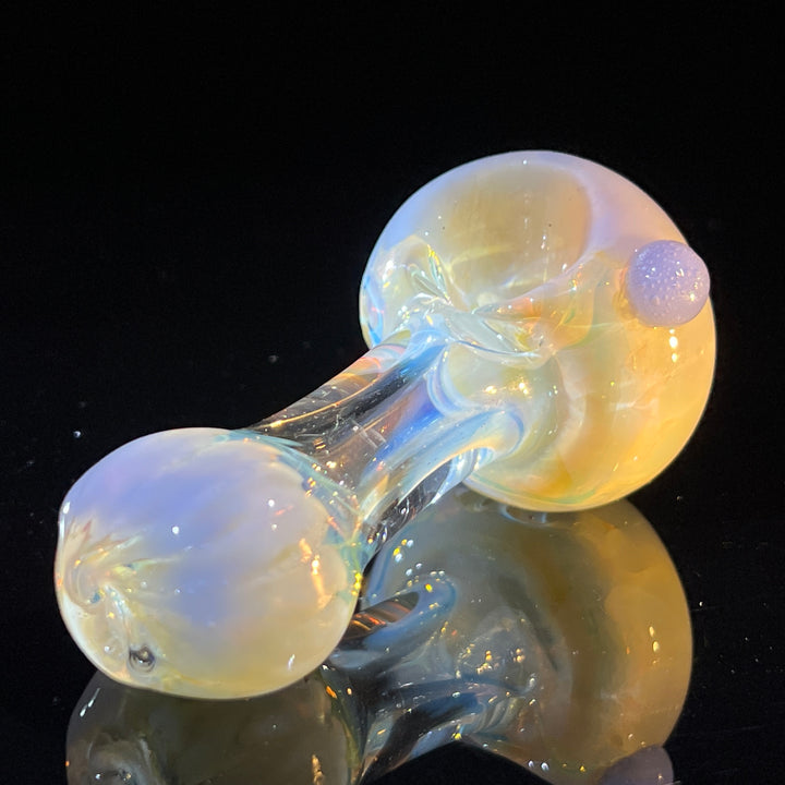 Periwinkle Burst Spoon Glass Pipe TG   