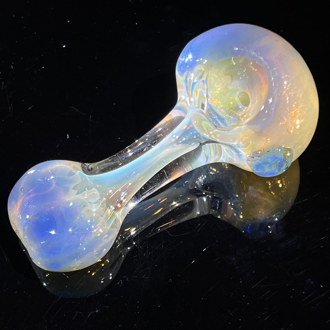 Periwinkle Burst Spoon Glass Pipe TG   