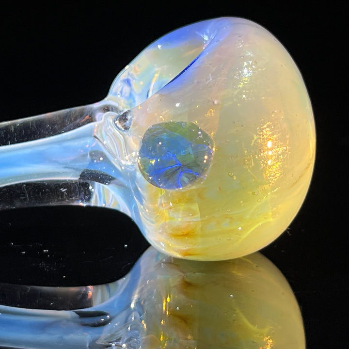 Periwinkle Burst Spoon Glass Pipe TG   