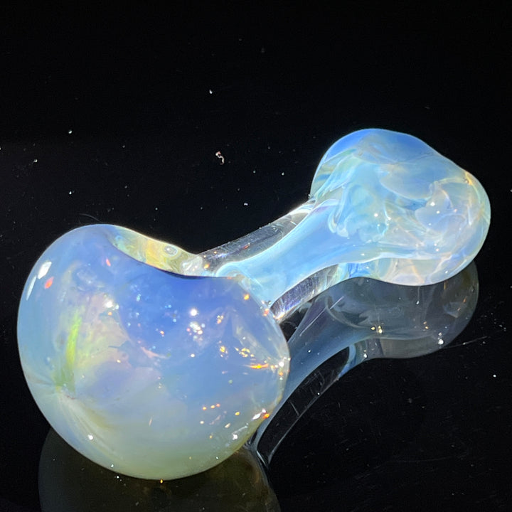 Periwinkle Burst Spoon Glass Pipe TG   