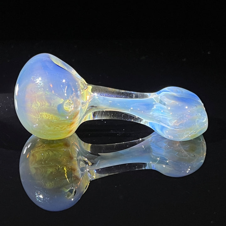 Periwinkle Burst Spoon Glass Pipe TG   