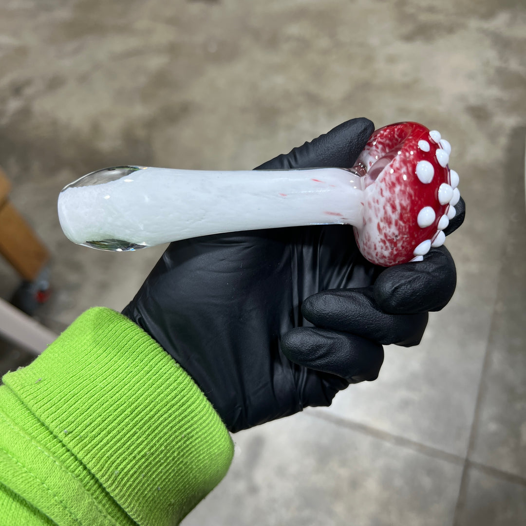 Magical Mushroom Spoon Glass Pipe Beezy Glass   