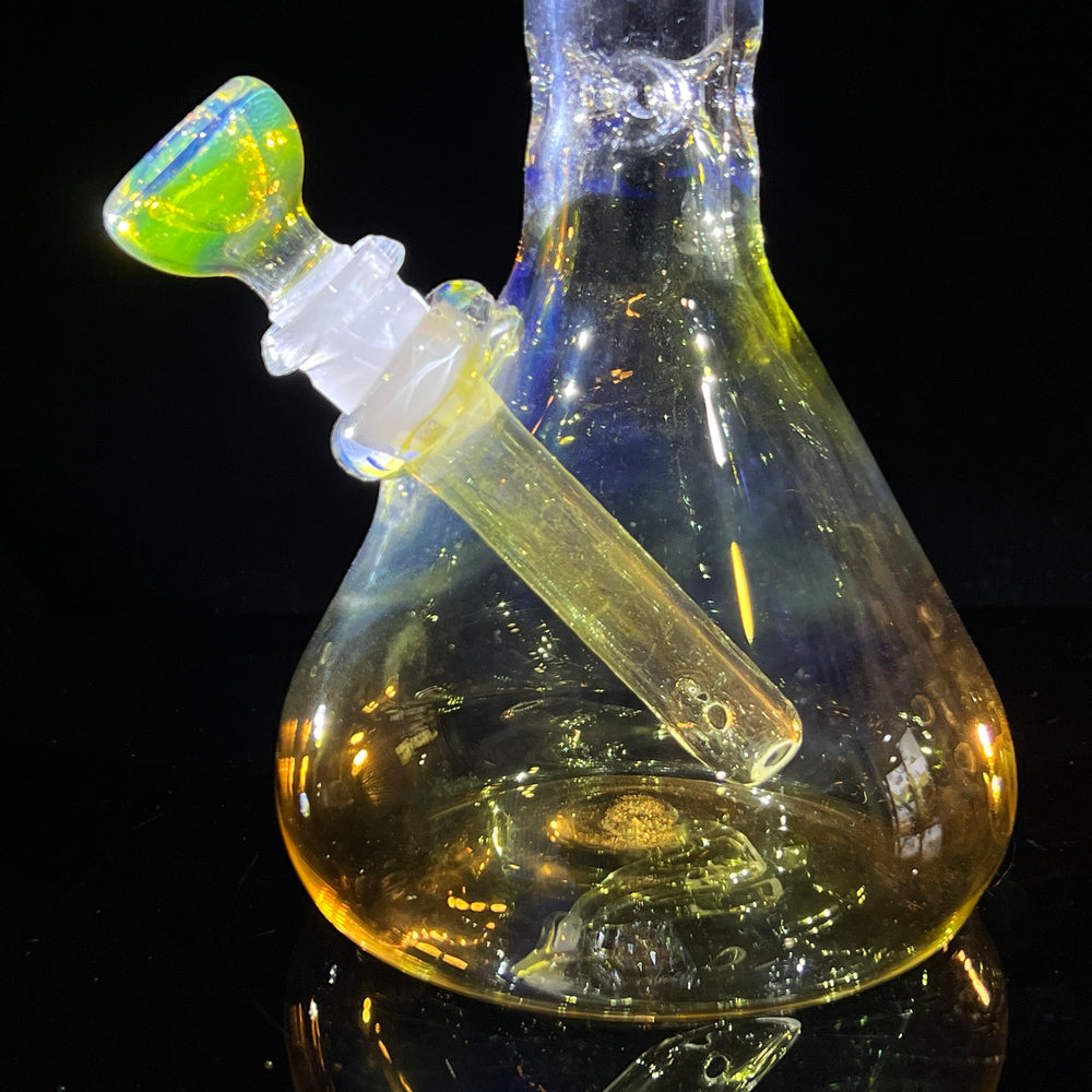 10" Fumed Beaker Bong Glass Pipe Mary Jane's Glass   