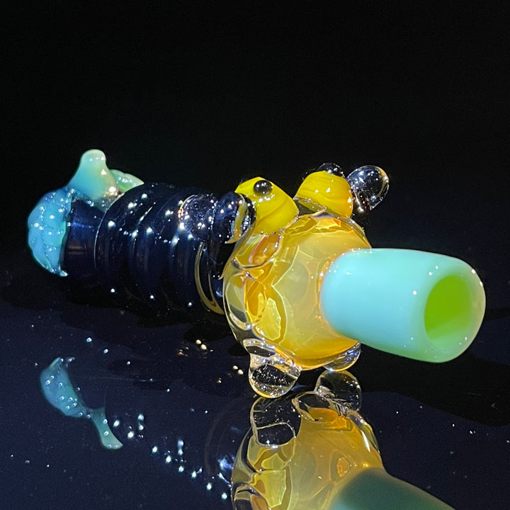 Bumblebee Chillum Glass Pipe TG   