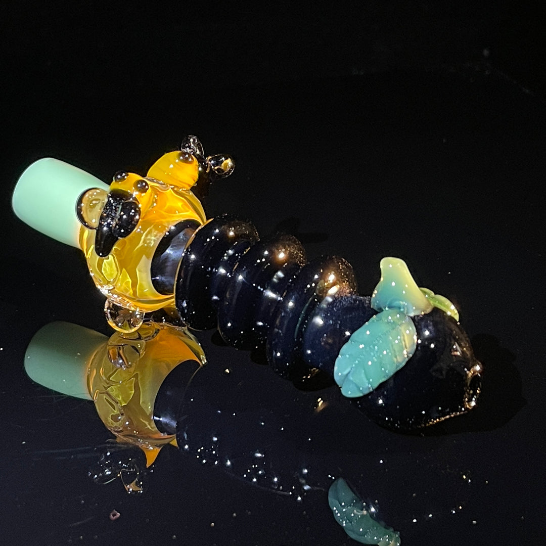 Bumblebee Chillum Glass Pipe TG   