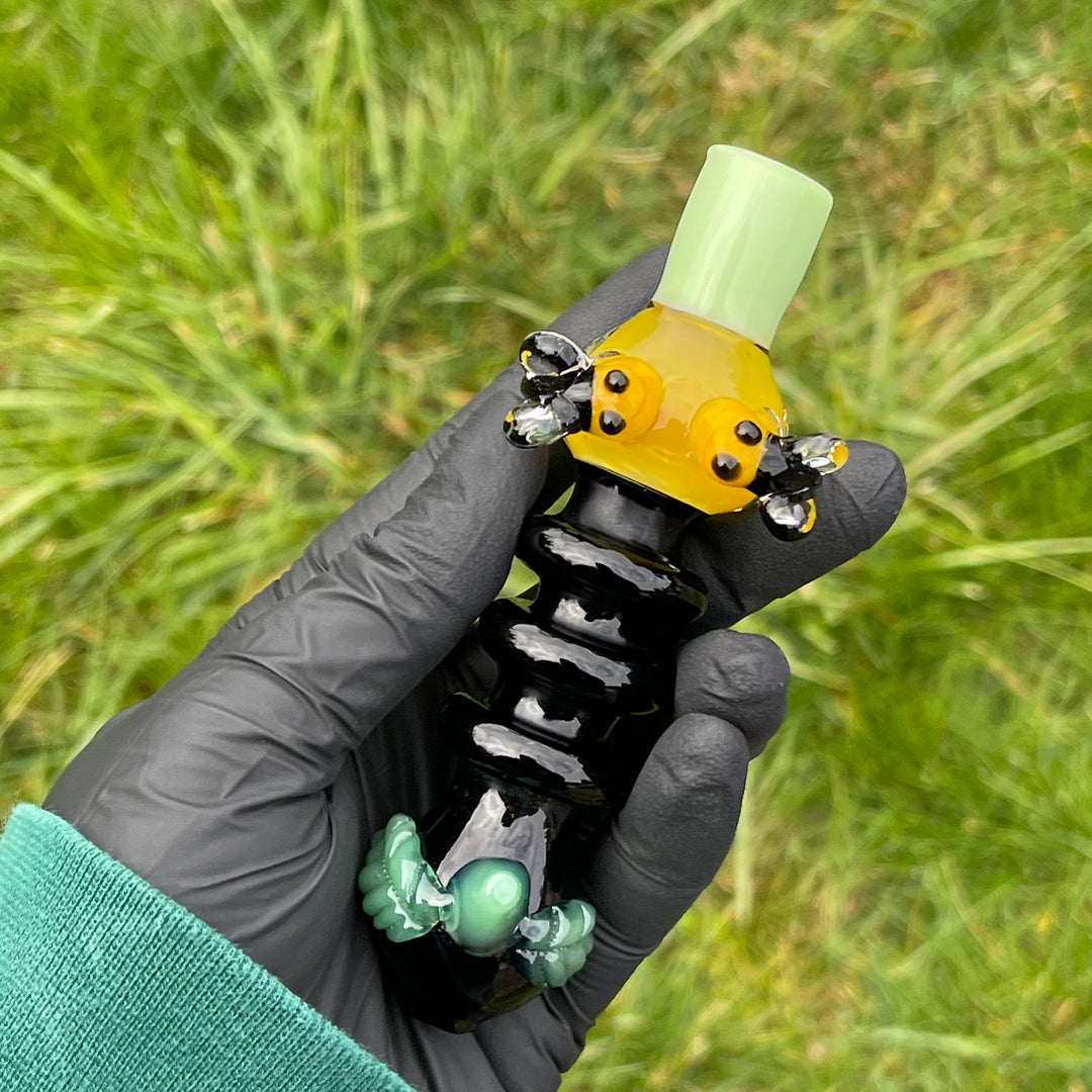 Bumblebee Chillum Glass Pipe TG   