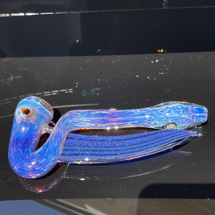 Purple Nebula Swoop Pipe Glass Pipe Tako Glass   