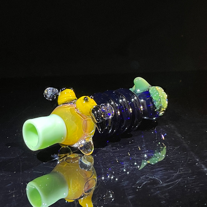 Bumblebee Chillum Glass Pipe TG   